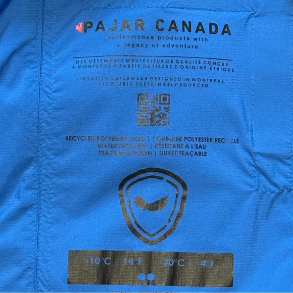 Pajar Canada Renshu Mens Down Puffer Jacket Royal Blue M NWOT - Picture 12 of 13
